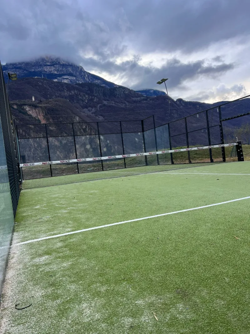 Dettaglio erba sintetica campo da padel
